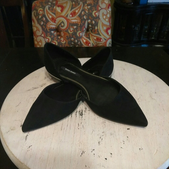 ☀👠7HRS LEFT!!! ZARA-Pointed-Toe Flat - Picture 4 of 8